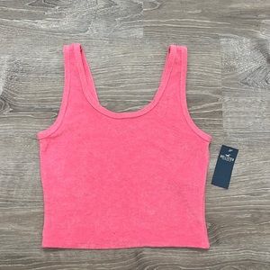 pink hollister tank top